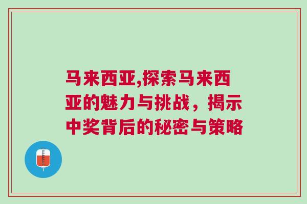 馬來西亞,探索馬來西亞的魅力與挑戰，揭示中獎背后的秘密與策略